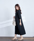 【ストレッチジョーゼット】 シフォン袖ワンピース